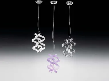 ASTRO - Crystal pendant lamp by Metal Lux - view 2